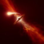 اخترشناسان بلعیده شدن یک ستاره توسط یک سیاهچاله را رصد کردند