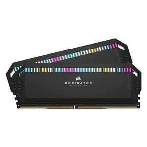 رم دسکتاپ DDR5 دو کاناله 6000 مگاهرتز CL36 کورسیر مدل Dominator Platinum RGB ظرفیت 32 گیگابایت