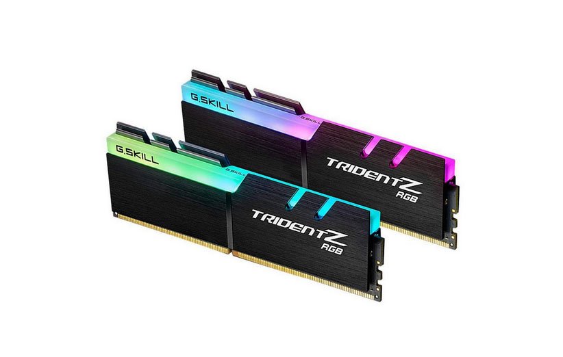 رم‌ دسکتاپ DDR4 دو کاناله 3200 مگاهرتز جی اسکیل مدل Trident Z RGB